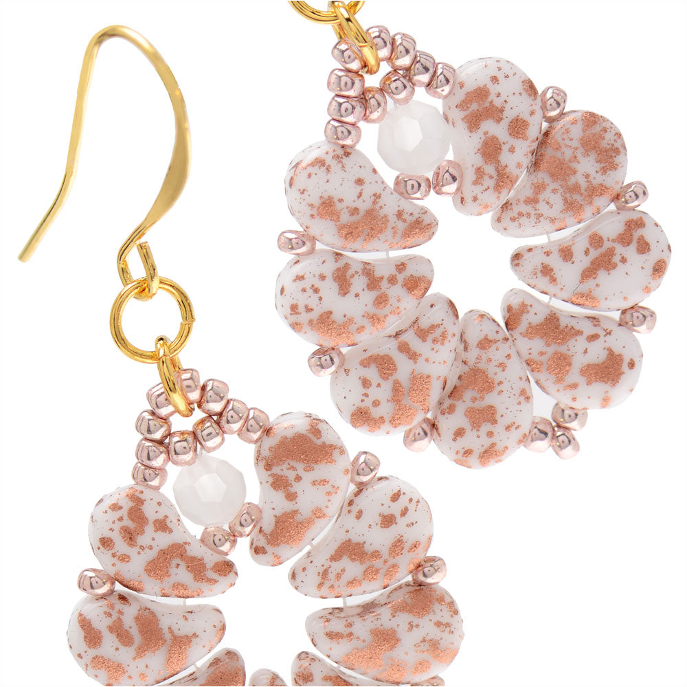 Shop Online for the Latest Piper Paisley Duo Earrings in Copper Splash  Beadaholique